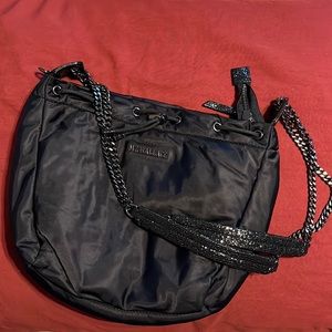 MZ Wallace Bowery Drawstring Bucket Bag - Metallic Trim